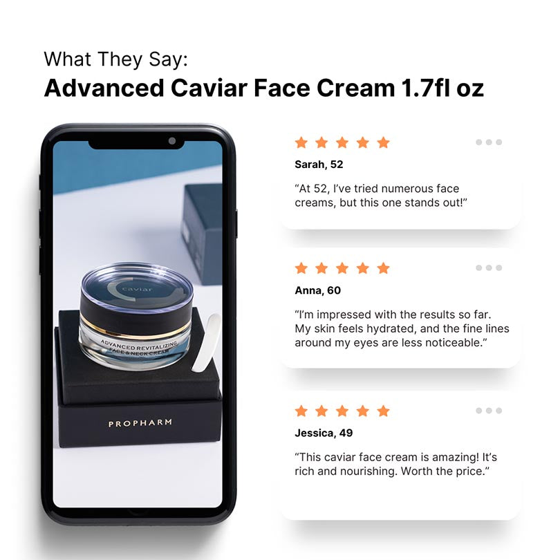 Caviar Face Moisturizer - Ideal for 45+